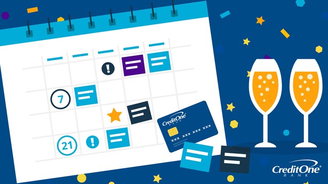 Tips for better credit - Credit One Bank infographic promo banner